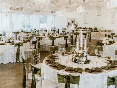 The Air Conditioned Garden Room at Saxon Manor Weddings in Tampa