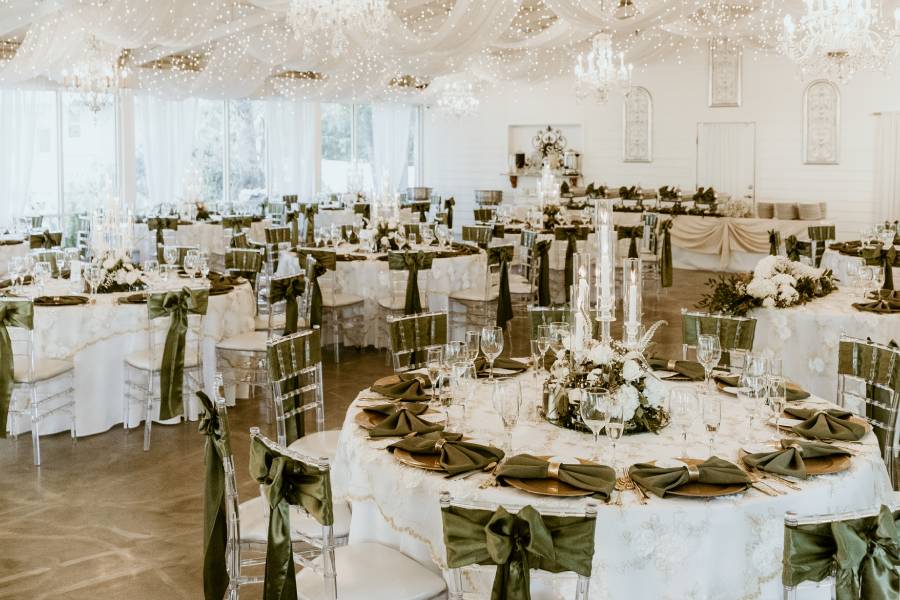 The Air Conditioned Garden Room at Saxon Manor Weddings in Tampa